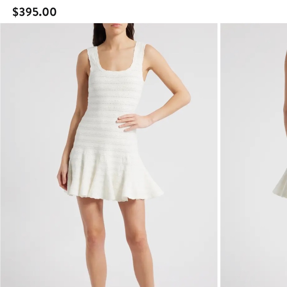 LoveShackFancy White Mini Dress